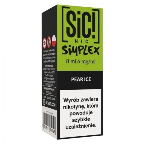 Liquid SIC! NIC 8ml Pear Ice 6mg