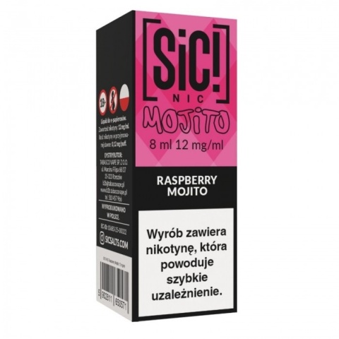 Liquid SIC! NIC 8ml Raspberry Mojito 12mg