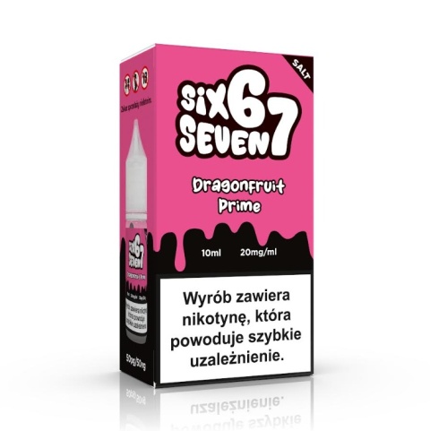 Liquid Six Seven 67 Salt 20mg 10ml Dragonfruit Prime