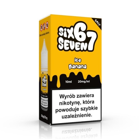 Liquid Six Seven 67 Salt 20mg 10ml Ice Banana