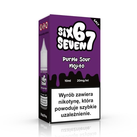 Liquid Six Seven 67 Salt 20mg 10ml Purple Sour Mojito