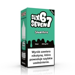 Liquid Six Seven 67 Salt 20mg 10ml Spearmint