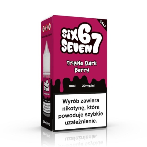 Liquid Six Seven 67 Salt 20mg 10ml Tripple Dark Berry