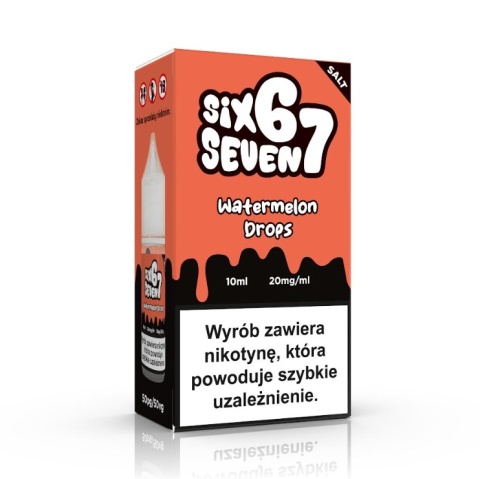 Liquid Six Seven 67 Salt 20mg 10ml Watermelon Drops