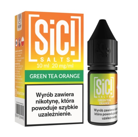Liquid SIC! THEA 10ml - Green Tea Orange 20mg