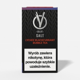 Liquid VBar Salt 10ml - Lychee Blackcurrant Bubble Tea 20mg