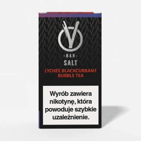 Liquid VBar Salt 10ml - Lychee Blackcurrant Bubble Tea 20mg