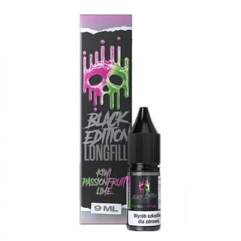 Longfill Dark Line Black - Kiwi Passionfruit Lime 9ml