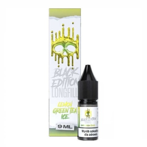 Longfill Dark Line Black - Lemon Green Tea Ice 9ml