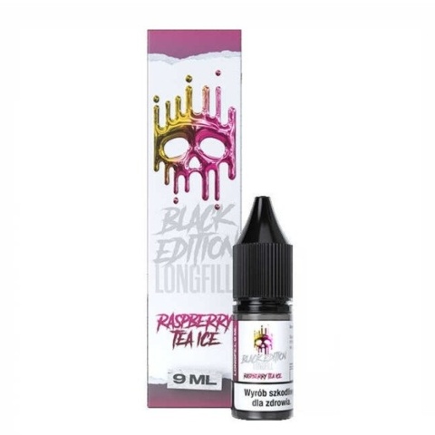 Longfill Dark Line Black - Raspberry Tea Ice 9ml