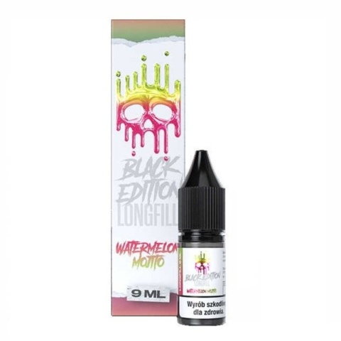 Longfill Dark Line Black - Watermelon Mojito 9ml
