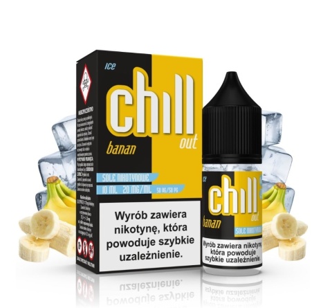 Liquid Chill Out Salt 20mg 10ml Banan Ice