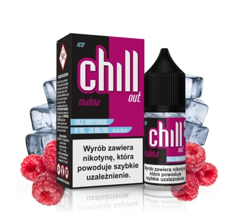 Liquid Chill Out Salt 20mg 10ml Malina Ice