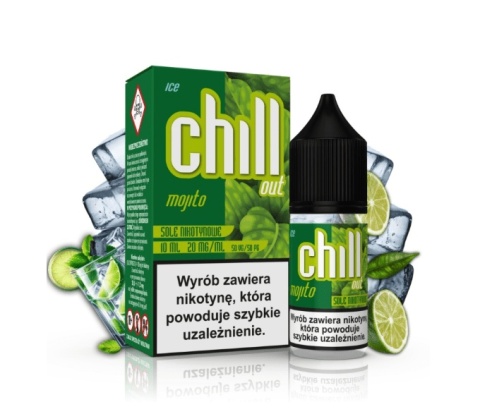 Liquid Chill Out Salt 20mg 10ml Mojito Ice