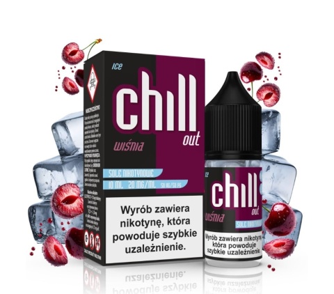 Liquid Chill Out Salt 20mg 10ml Wiśnia Ice