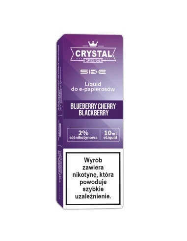 Liquid Crystal Salt 20mg 10ml Blueberry Cherry Blackberry
