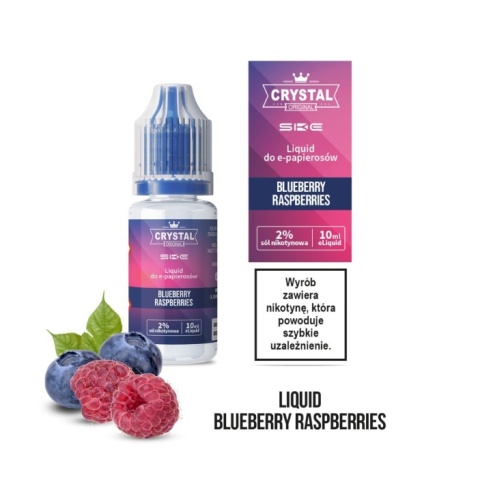 Liquid Crystal Salt 20mg 10ml Blueberry Raspberries