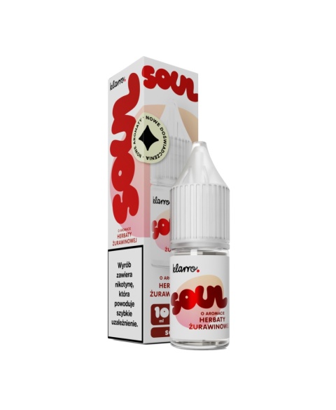 Liquid Klarro Soul Salt 10ml Herbata Żurawinowa 20mg