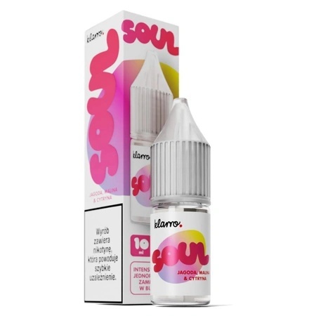 Liquid Klarro Soul Salt 10ml Jagoda Malina Cytryna 20mg
