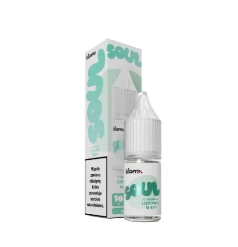 Liquid Klarro Soul Salt 10ml O Aromacie Lodowej Mięty (Rześka Mięta) 20mg