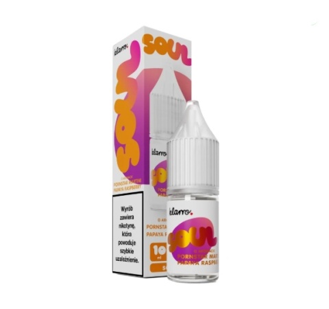 Liquid Klarro Soul Salt 10ml O Aromacie Pornstar Martini Papaya Raspberry 20mg