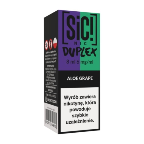 Liquid SIC! NIC 8ml Aloe Grape 6mg