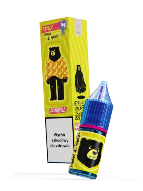 Longfill Aromat Go Bears Frux 9/10ml Banan Mango