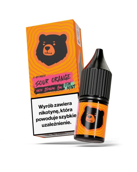 Liquid Go Bears Salt Drops 8ml 20mg Sour Orange