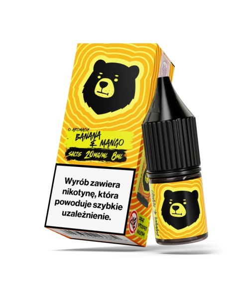 Liquid Go Bears Salt Frux 8ml 20mg Banana Mango