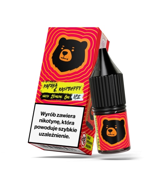 Liquid Go Bears Salt Frux 8ml 20mg Papaya Raspberry