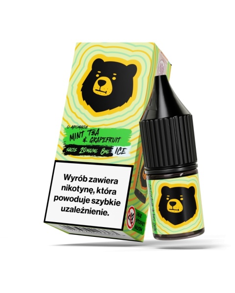 Liquid Go Bears Salt Tea 8ml 20mg Mint Tea Grapefruit